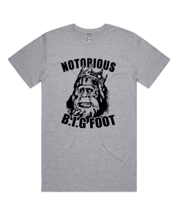 Notorious Big Foot admired T-shirt