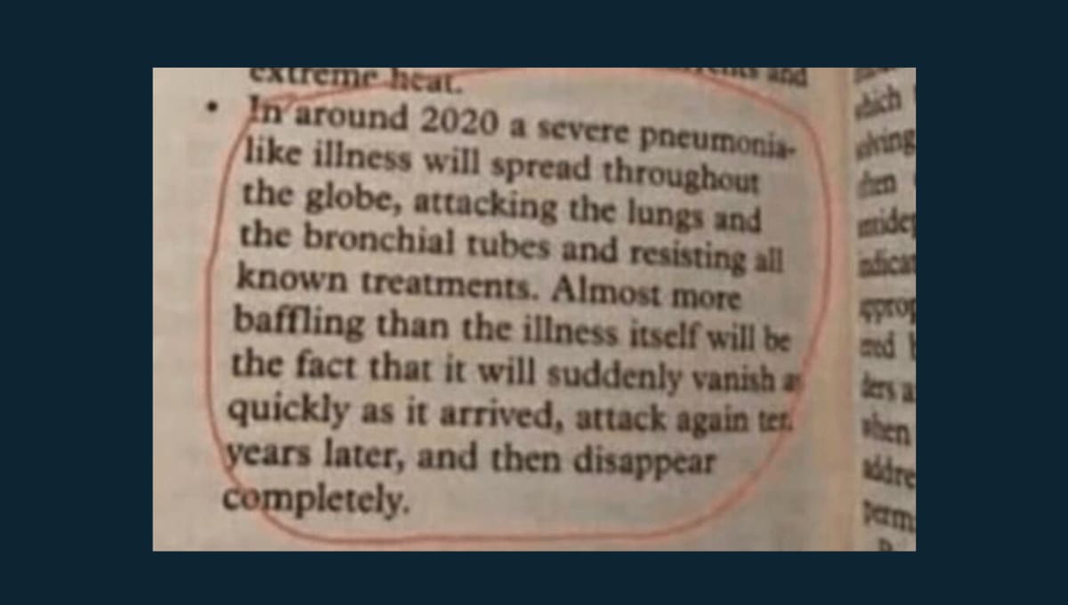 Did the 1981 'Farmer's Almanac' Predict COVID-19?