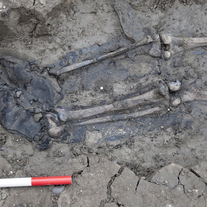 Why is This Medieval Skeleton Wearing Thigh-High Boots?