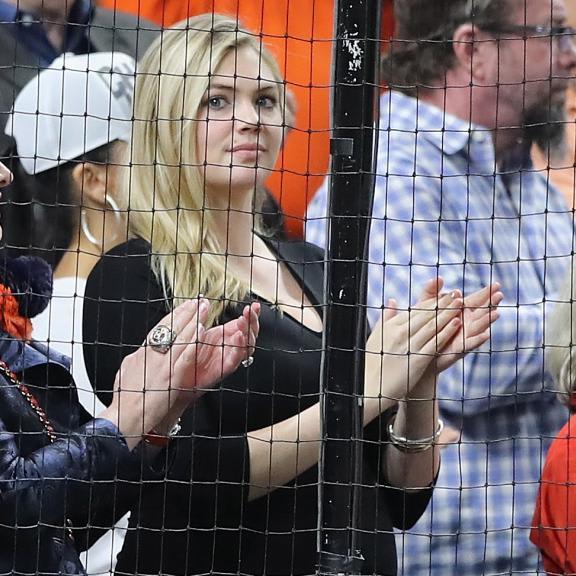 Kate Upton rips umps over controversial fan interference call that cost Astros a homer