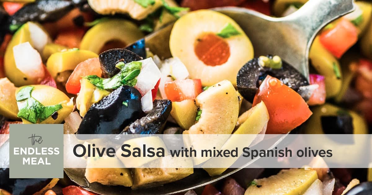 Olive Salsa with Mixed Spanish Olives