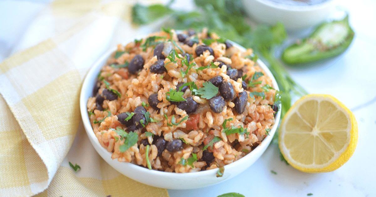 Quick And Easy Instant Pot Rice and Beans | TheBellyRulesTheMind