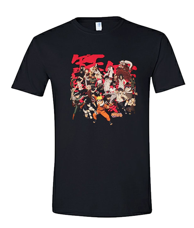 Naruto Anime Characters unisex T Shirt