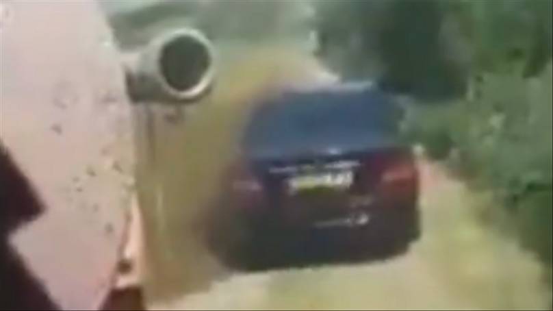 Farmer Covers Mercedes In Slurry After Owner Parks In His Field