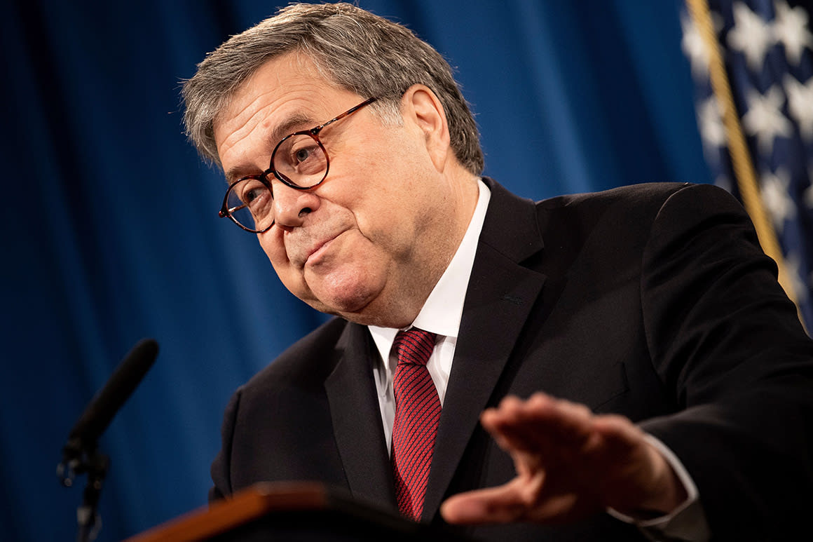 The real reason Bill Barr is defending Trump