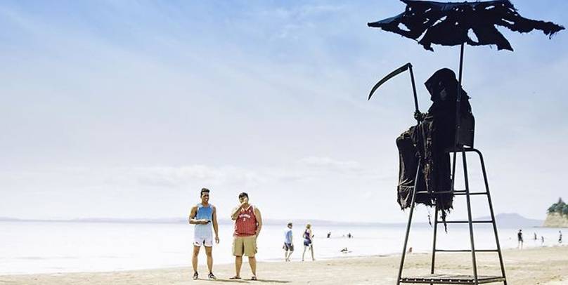 Florida Man Dressed As Grim Reaper To Tour Beaches That Open Prematurely
