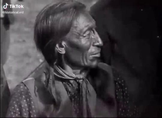 1914 footage of Chief Iron Tail,Oglala Lakota model for the buffalo ...