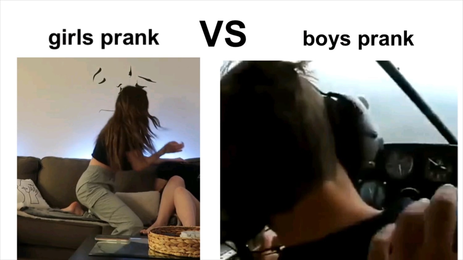 girls prank vs boys prank