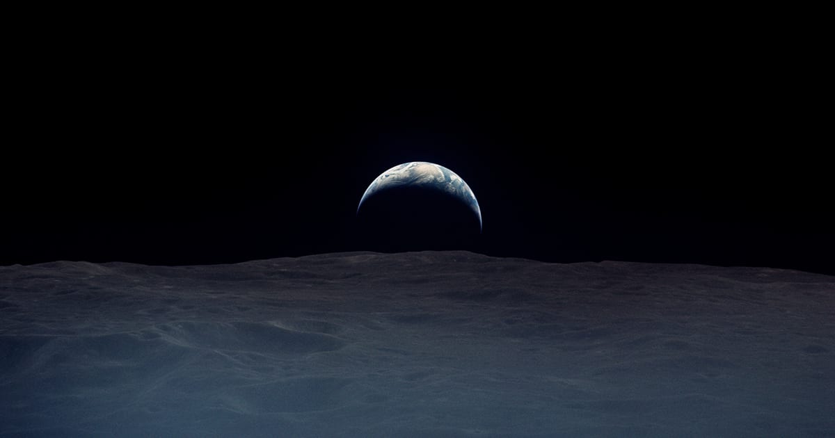 Amazing Restored Photos of Earth Taken by Apollo Astronauts