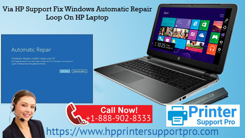 Via HP Support Fix Windows Automatic Repair Loop On HP Laptop