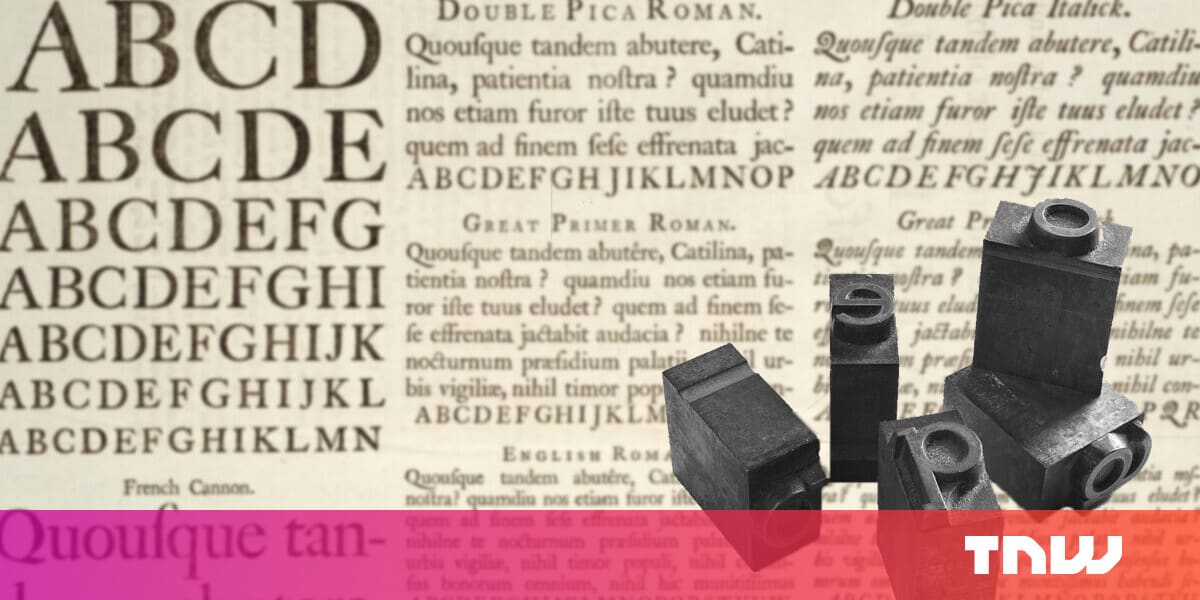 A brief history of typeface and its online evolution