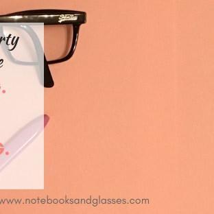 September Link Up Party with A Chronic Voice - Notebooks and Glasses