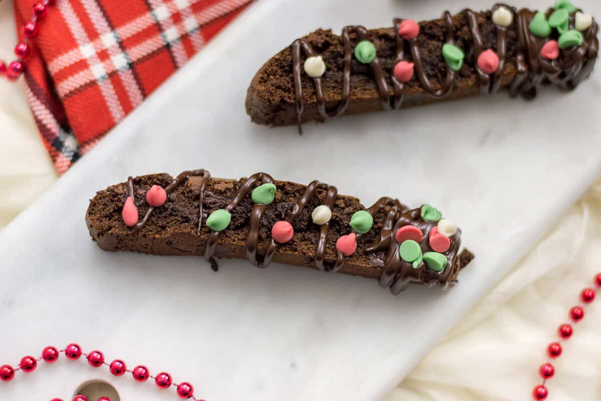 Christmas Chocolate Biscotti Recipe