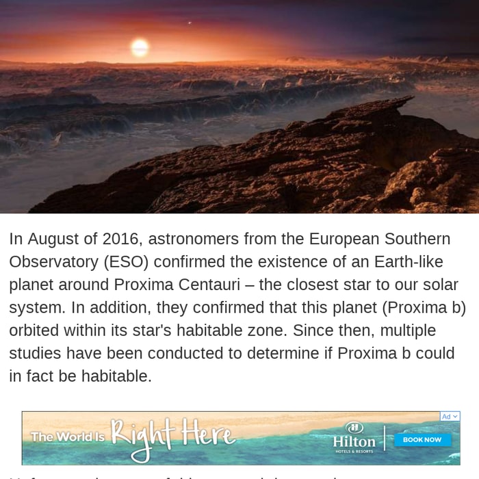 Closest planet ever discovered outside solar system could be habitable with a dayside ocean