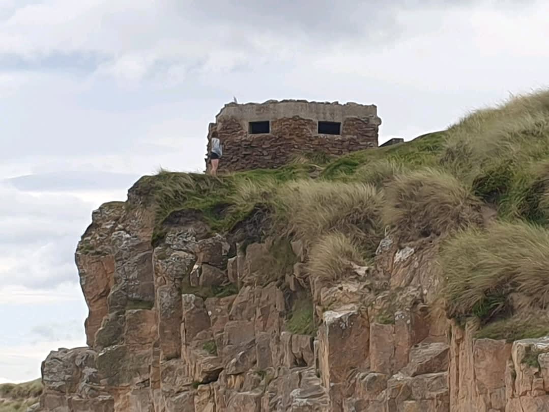 Pillbox- lossiemouth, Scotland. I had to climb a sea cliff to get in but it was worth it :)