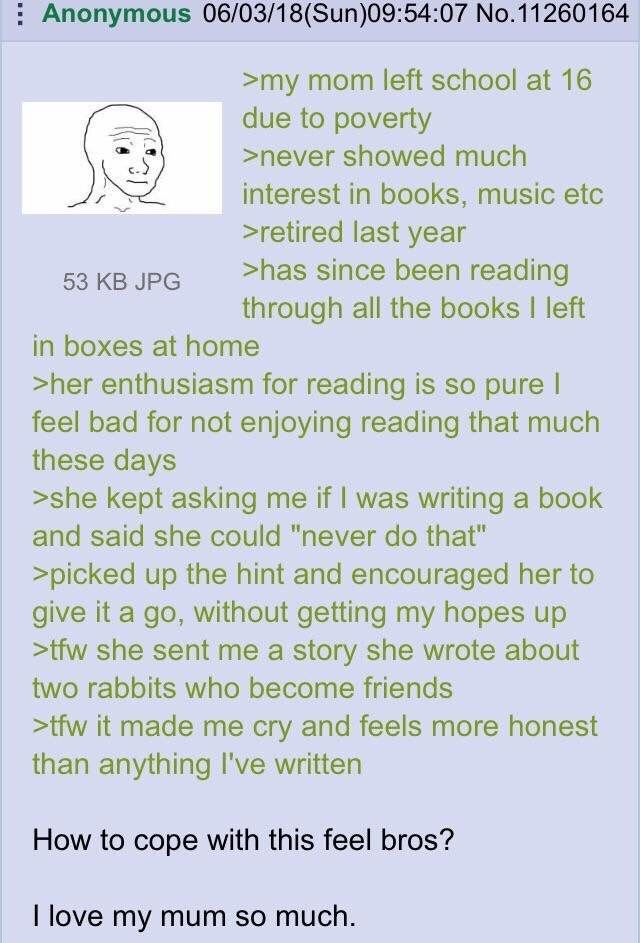 Anon loves his mom