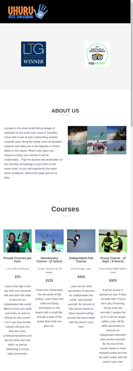 Cheap Kitesurfing Lessons, Kitesurfing Training in Zanzibar