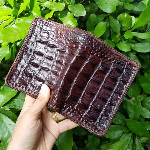 Luxury Genuine Double-side Crocodile wallet with cheap price