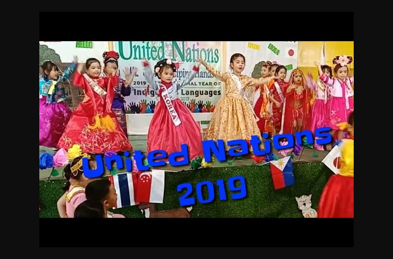 United Nations Month Celebrations 2019 Twins K Tutorial and Learning School Kids National Costumes