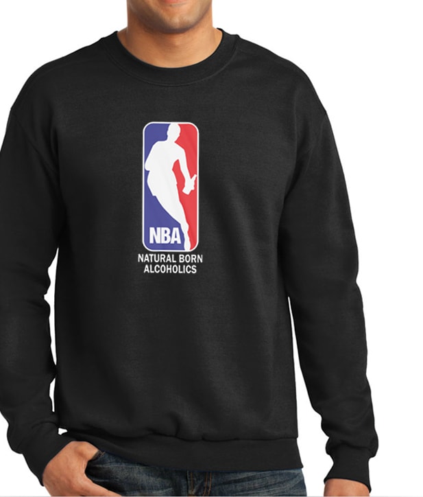 Funny Nba Logo Vibrant Sweatshirt