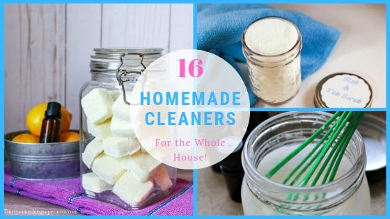 Homemade Cleaners for the Whole House - ThirtySomethingSuperMom