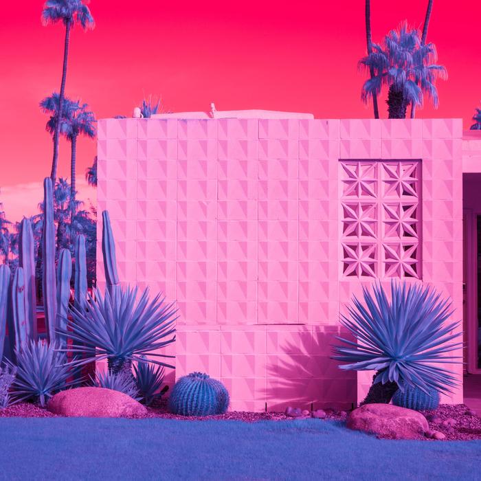 Kate Ballis' infrared photography colours California Modernism in vivid hues