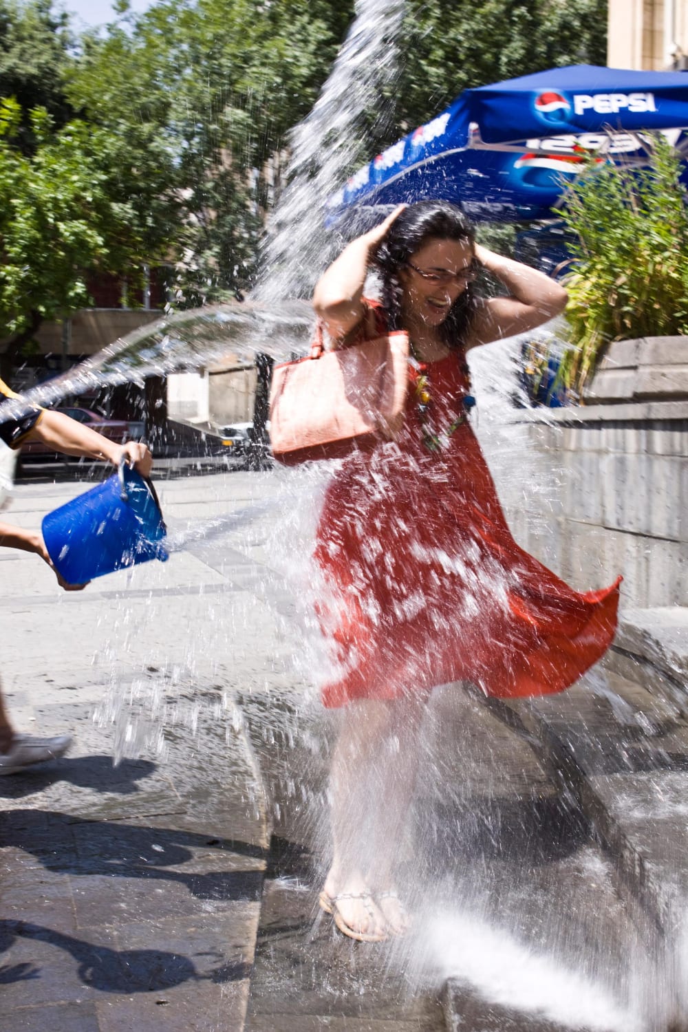 The Point of Armenia's Splashy Holiday Is Getting Wet