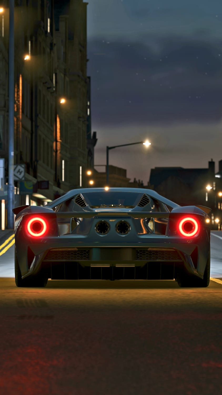 Night time Ford GT
