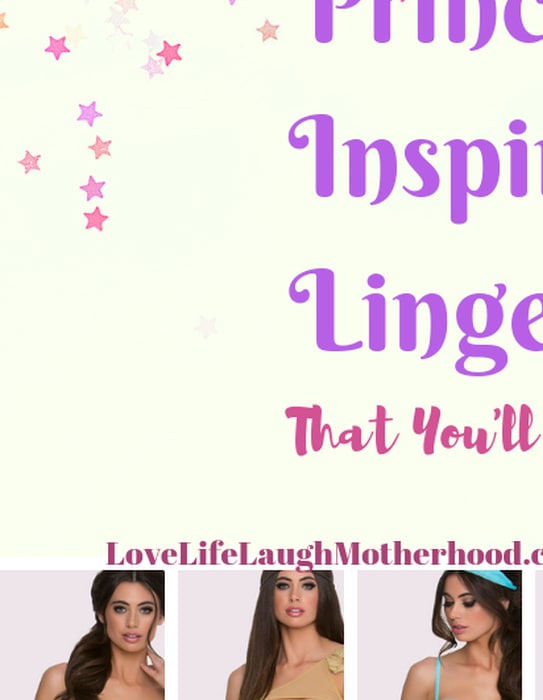 Amazing Disney Princess Inspired Lingerie Mom Will Love
