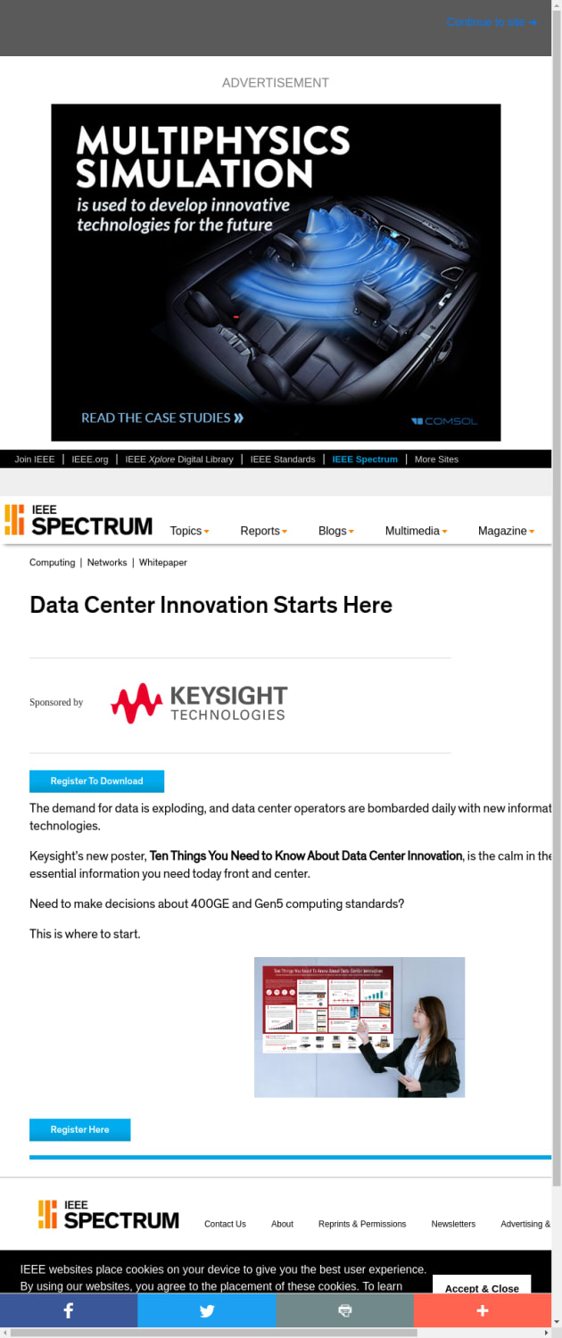 Data Center Innovation Starts Here