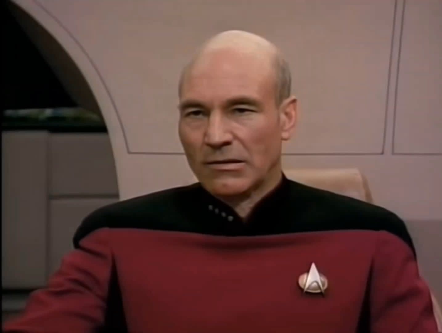 Patrick Stewart dancing and singing on the bridge of USS Enterprise-D. Originally filmed in 1991 as a birthday suprise for Gene Roddenberry, it wasn't meant for public viewing but a copy was made and later included as a DVD bonus.