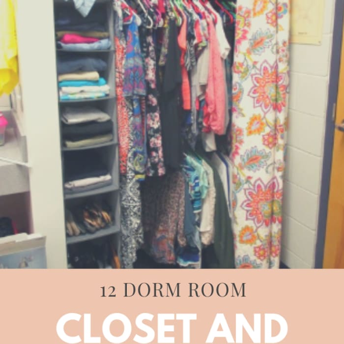 12 Dorm Closet and Storage Must Haves - College Life