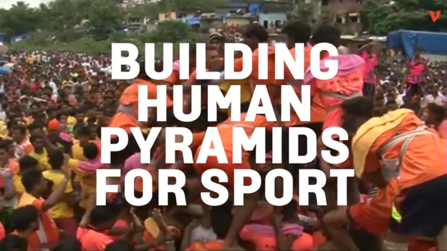 Building human pyramids in India is a real sport!