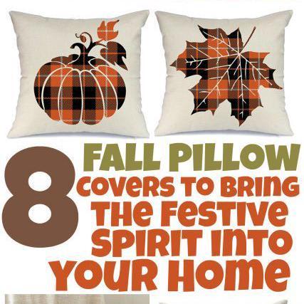 8 Cozy Fall Pillow Covers to Bring the Festive Spirit into your Home