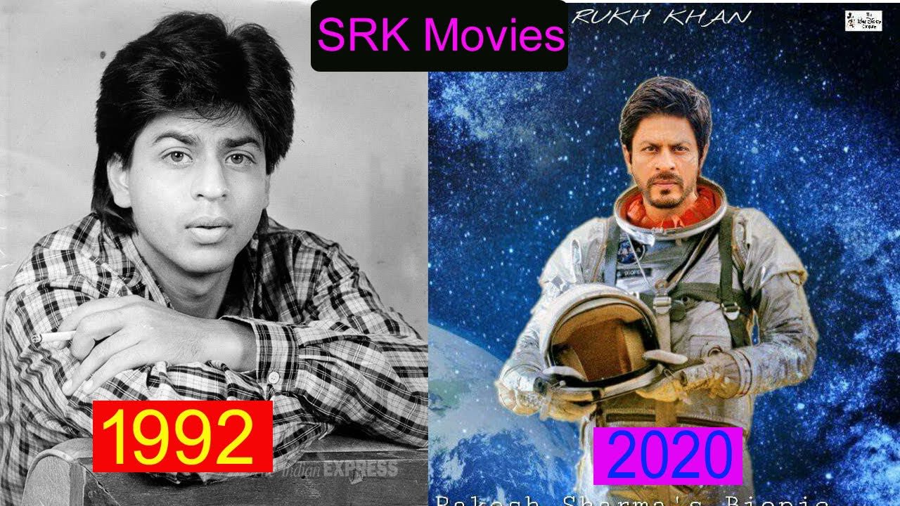 Shah Rukh Khan Complete Movies List from 2020 to 1992