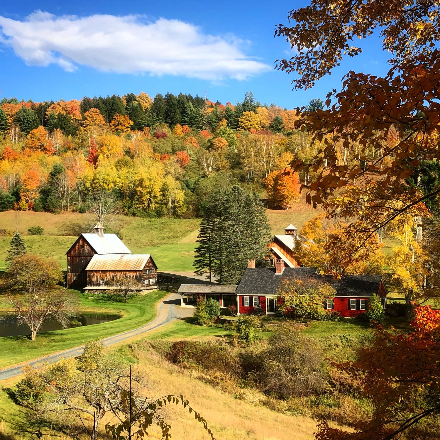 Sleepy Hollow Farm- Pomfret, Vermont (Woodstock) perhaps the most Instagramed spot in New England