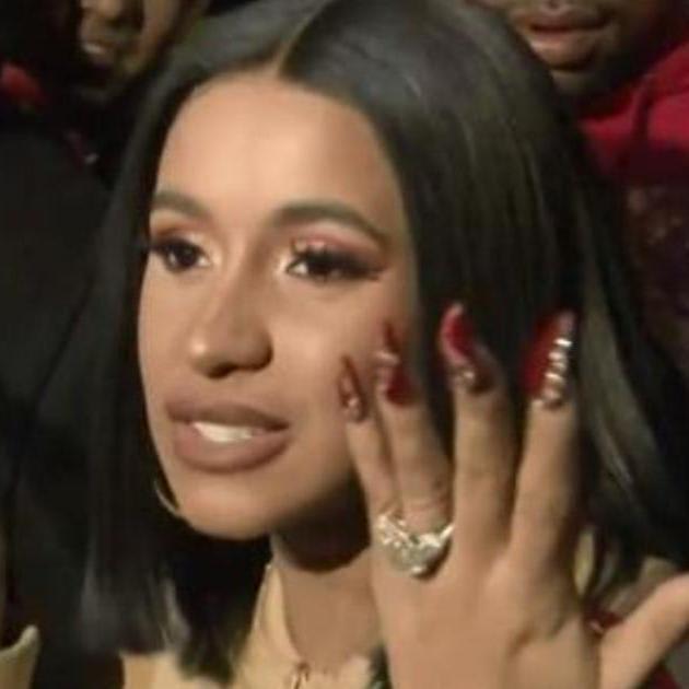 Cardi B hands out free winter coats in New York City