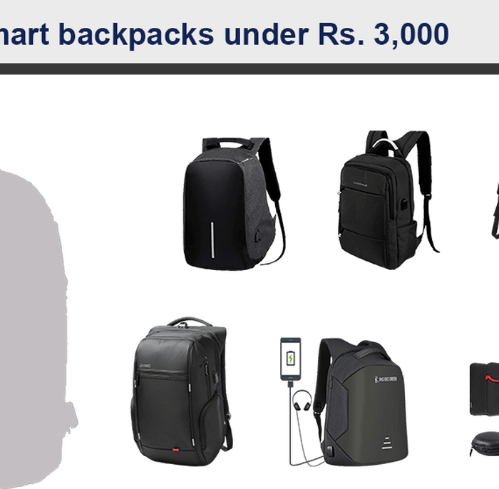 What is the best smart backpack under Rs. 3,000 (Part 1 of 1)