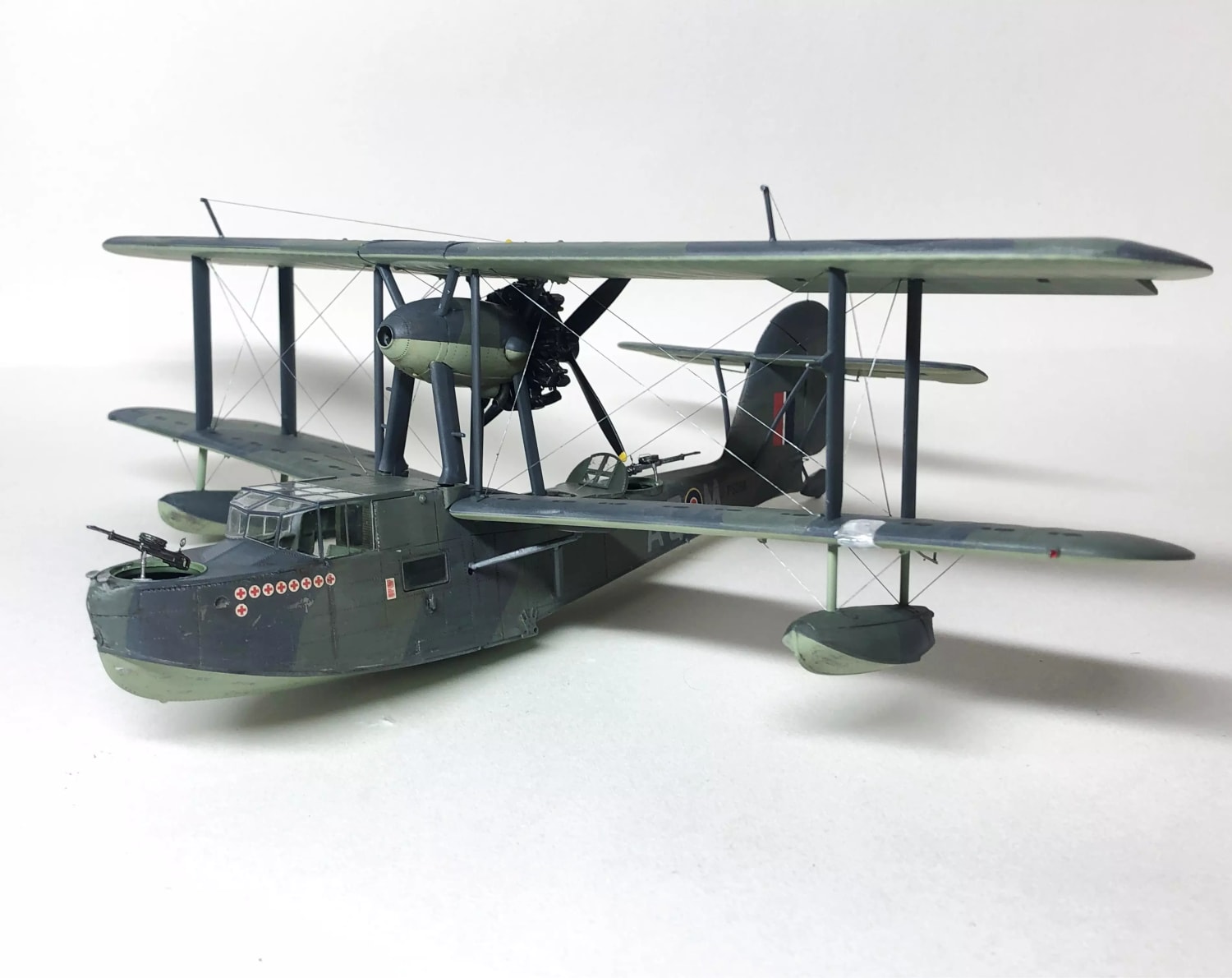 Delayed by returning to the office but finished my 1/48 Airfix Supermarine Walrus. Final plan is to mount it on a seascape during landing, watch this space... more details and photos below