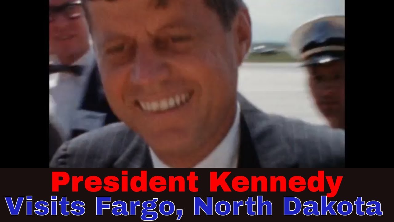 PRESIDENTIAL CANDIDATE JOHN F. KENNEDY VISITS HECTOR INTERNATIONAL AIRPORT, FARGO 1960 69764