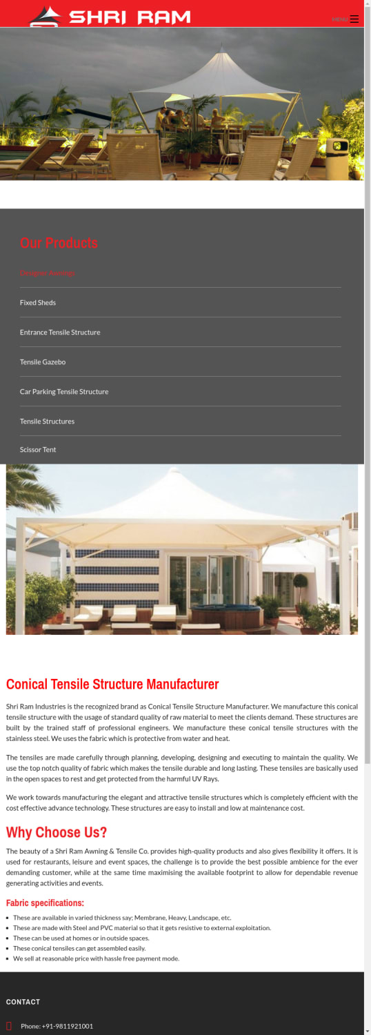 Conical Tensile Structure Manufacturer - Conical Tensile Structure