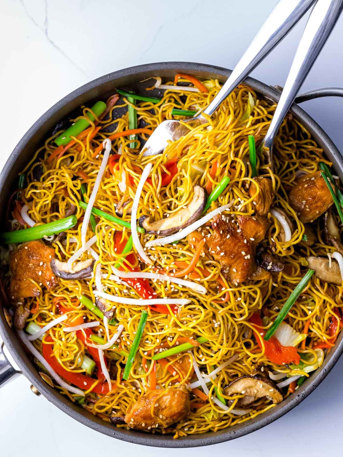 Chicken Chow Mein with Vegetables - Better than Takeout!
