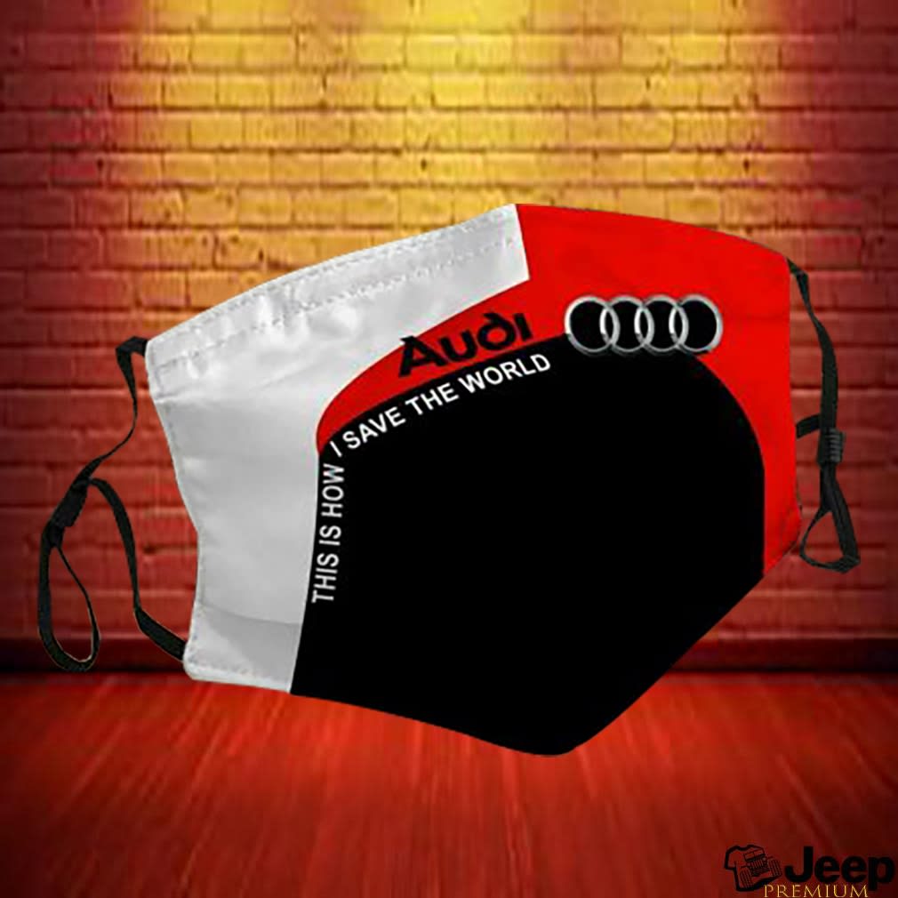 Audi Cloth Face Mask 3D USA Washable Mouth Cover Face Mask
