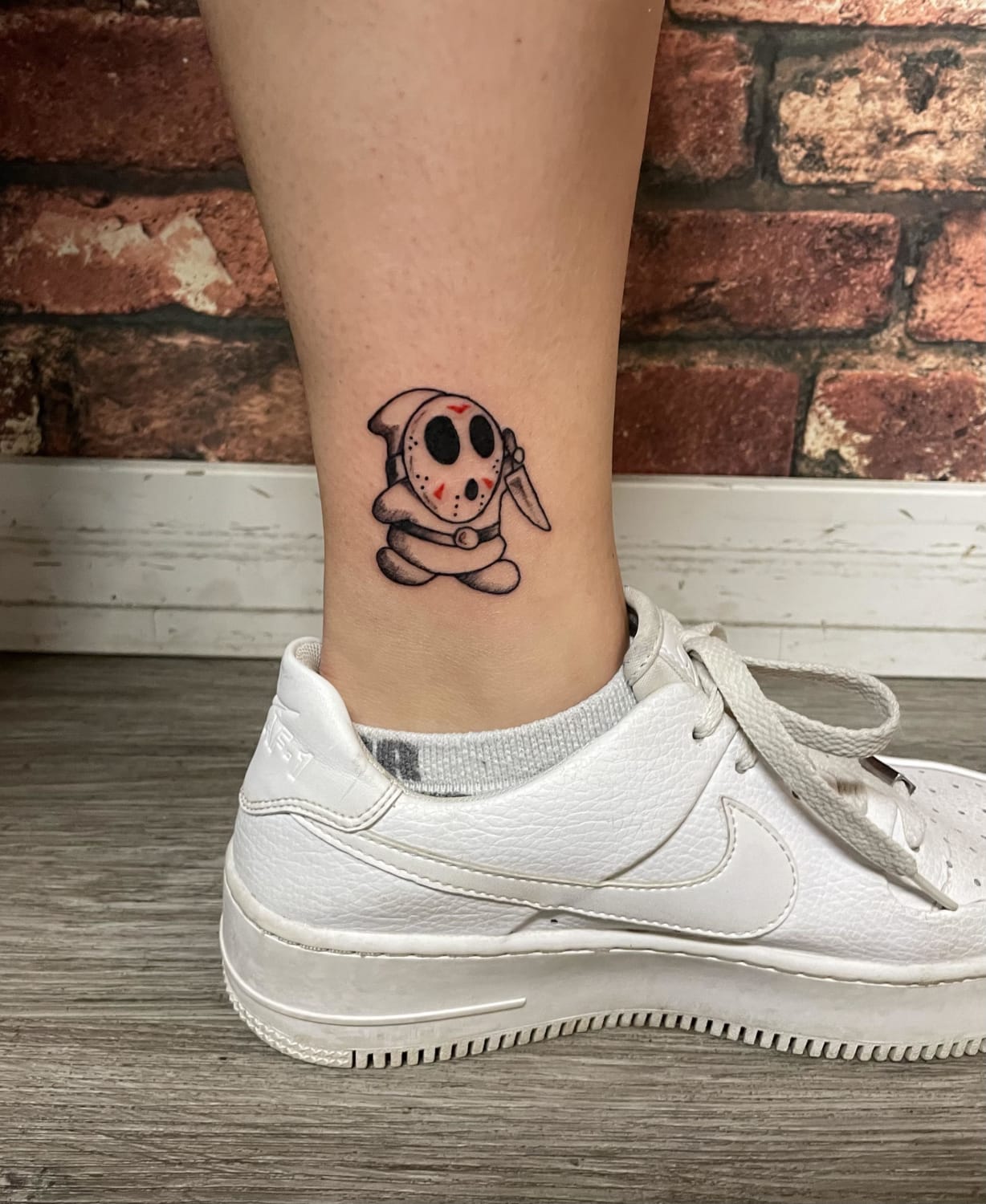 got this little halloween flash shy guy by andy from sorry mum tattoos in ottawa