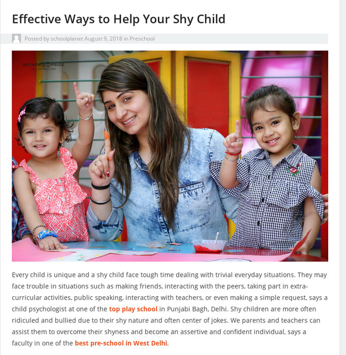 Effective Ways to Help Your Shy Child