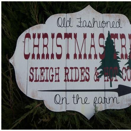Christmas Tree Farm sign Home decor for the holidays