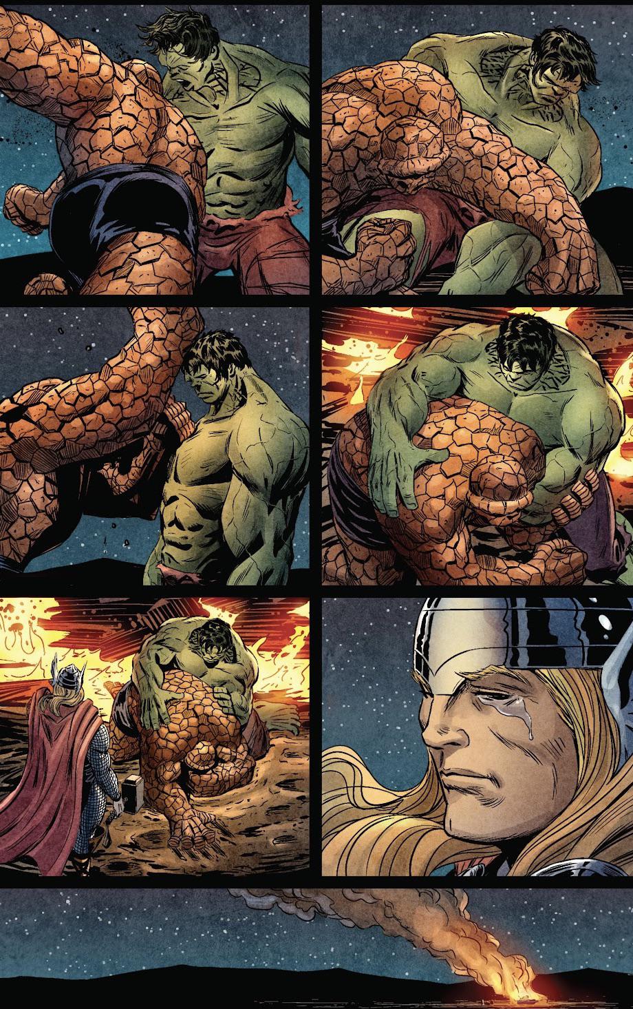 Such emotion in this page (Fantastic Four Vol 1 #588)