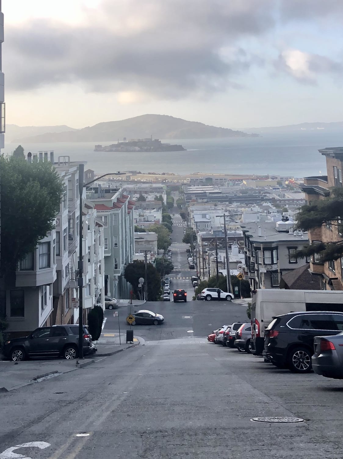 San Francisco CA (Alcatraz Island at a distance)