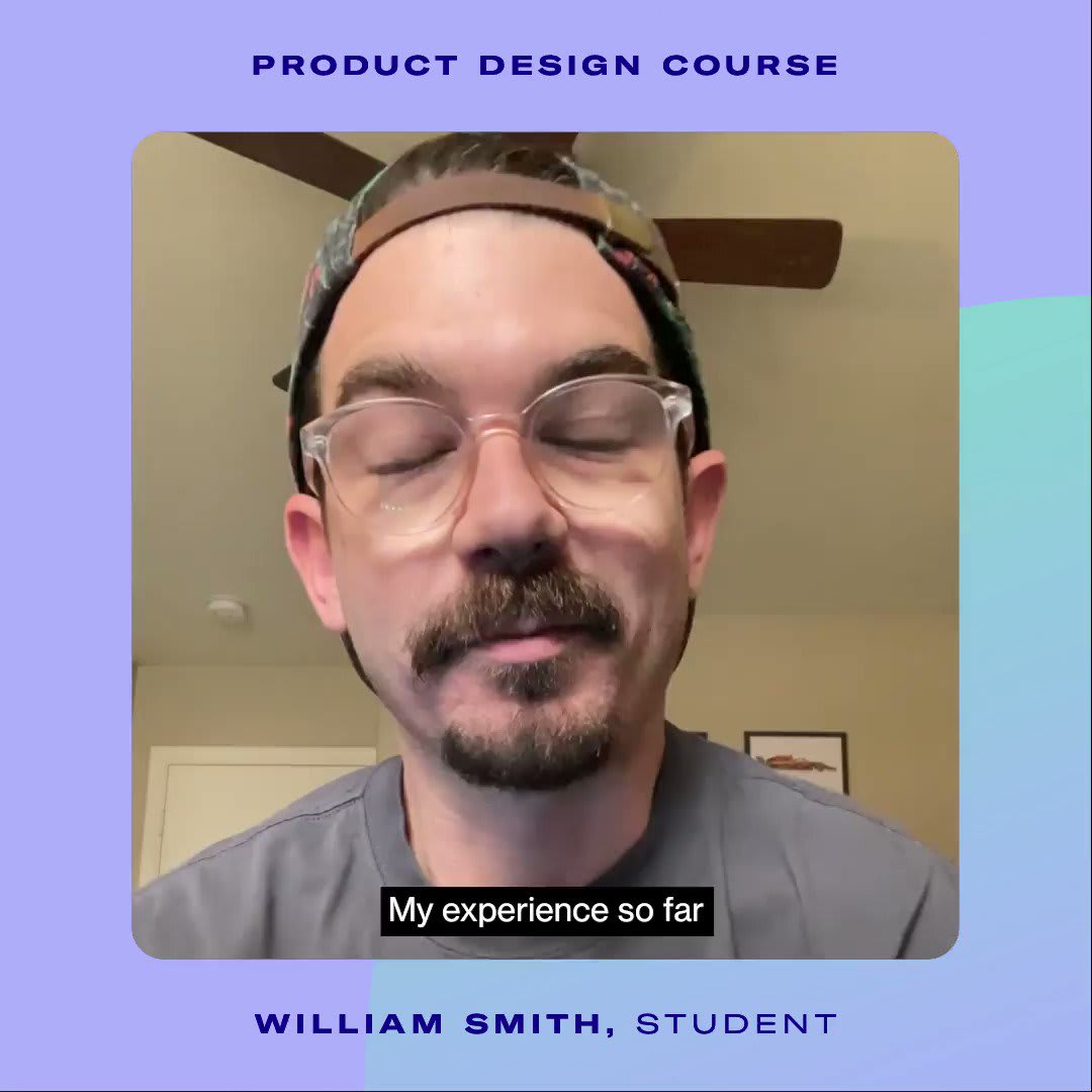 Our ProductDesign course mentors are killing it week after week! But don't take our word for it - hear what the students have to say. We are starting the next cohort on June 6. Enrol now and get a limited time 40% off:
