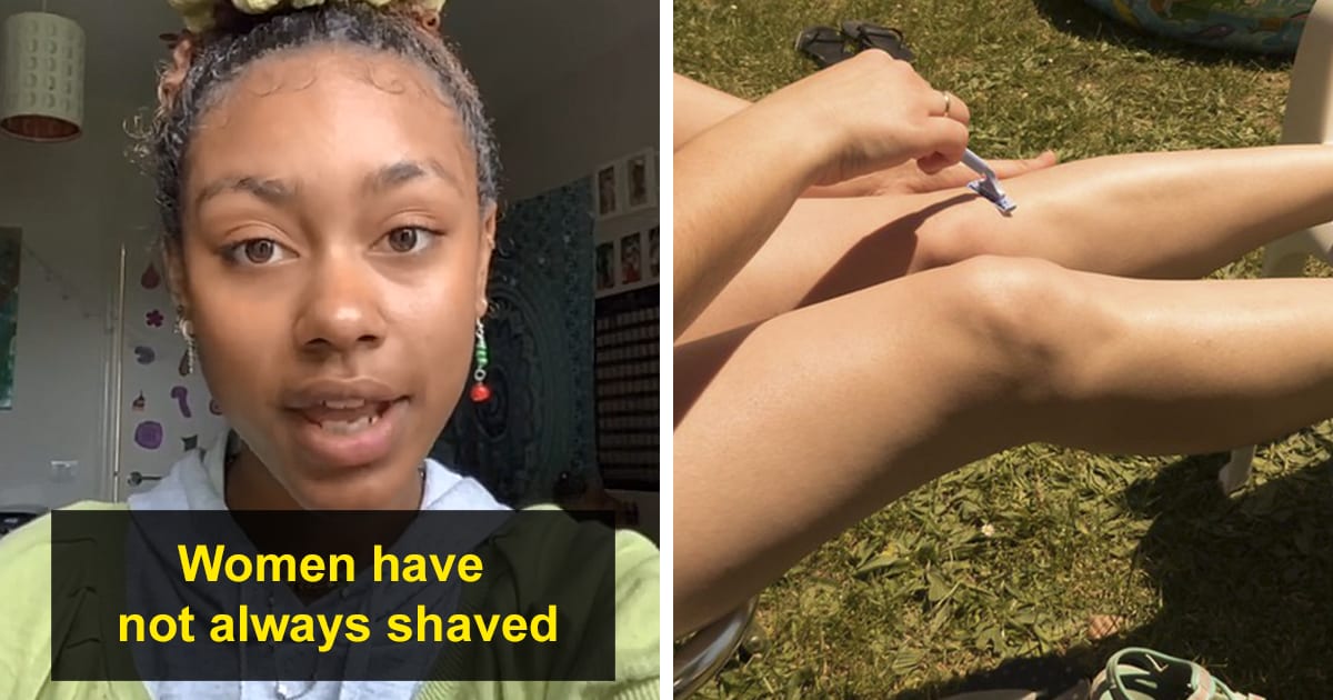 Woman’s Explanation On Why Males And Females Have Different Body Hair Standards Goes Viral